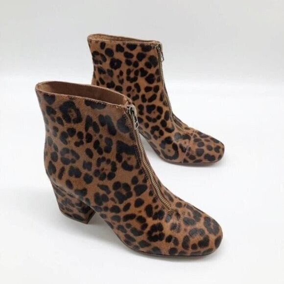 MADEWELL The Amalia Leopard Print Bootie  - Picture 2 of 11